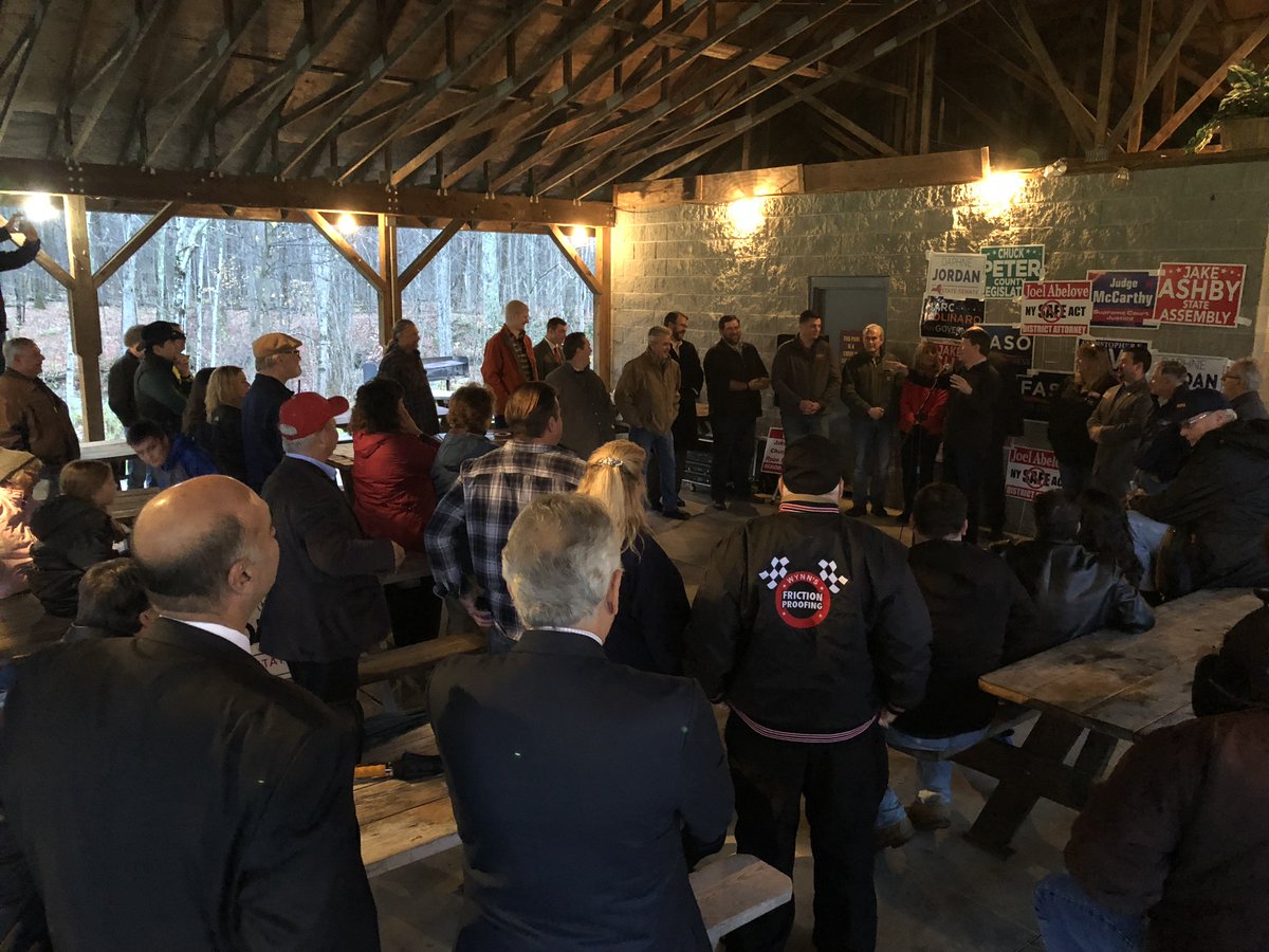 11 county #NY19 barnstorm tour complete! Great rallies in Schodack &amp; Kinderhook, where 200+ stood in the rain to support our campaign. Truly humbled by your support! Mary Frances and I want to thank you for the love and support you have shown throughout this race. Vote tomorrow!