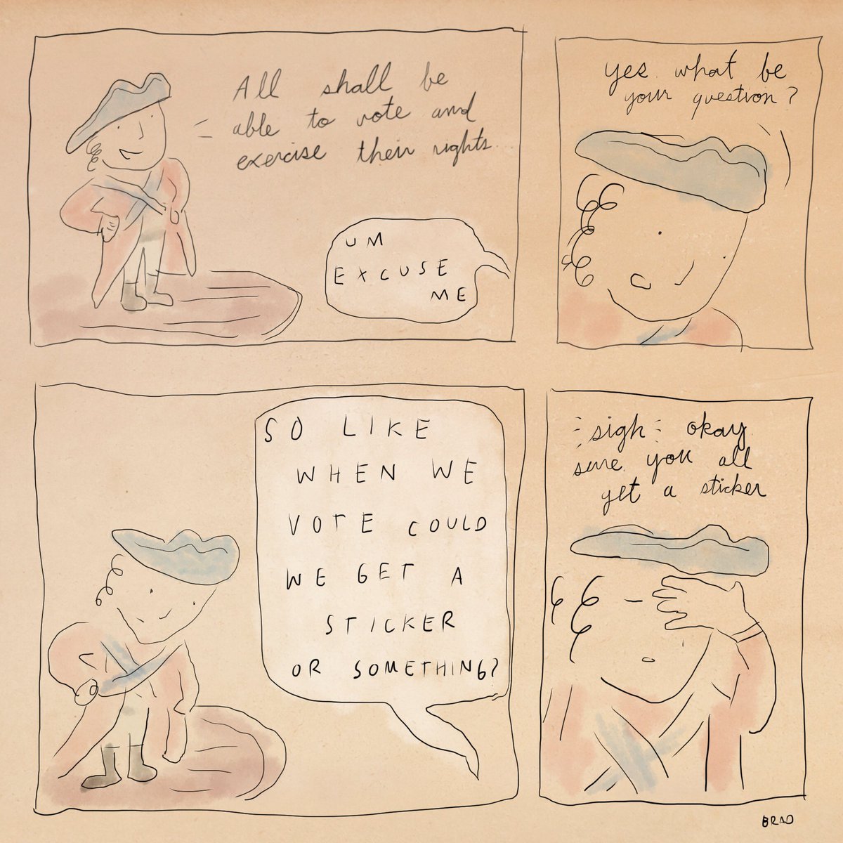 The history of voting and stickers. instagram.com/p/Bp0pzP-g4SH/