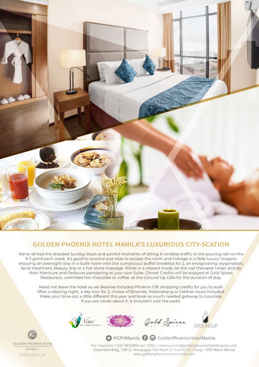 Golden Phoenix Hotel Manila Introducing Our Luxurious Cityscation Package A Perfectly Curated Package For Travelers Who Are In Search Of Something New Discover Why People Sleep With Us Book Now