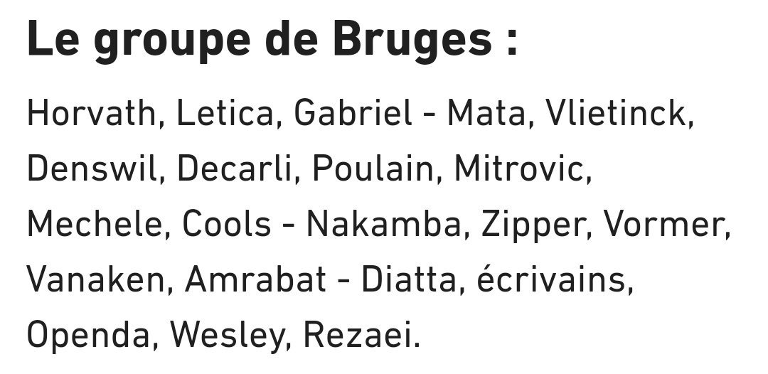 JournalObs's tweet image. L'Equipe qui fait de la traduction des noms de joueurs 😂😂😂
Rits (fermeture éclair) devient Zipper. Et surtout Schrijvers devient Écrivains !