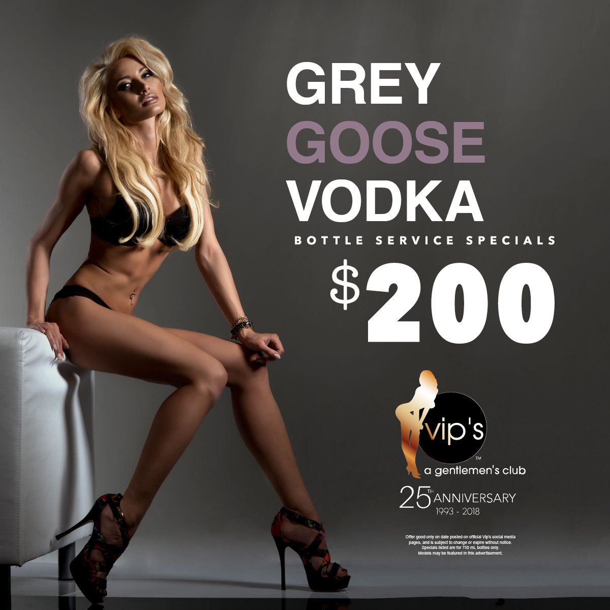 VIPsChicago's tweet image. At Vip’s, we always start off the week right! Join us tonight for $200 Grey Goose bottle specials #MondayMotivation