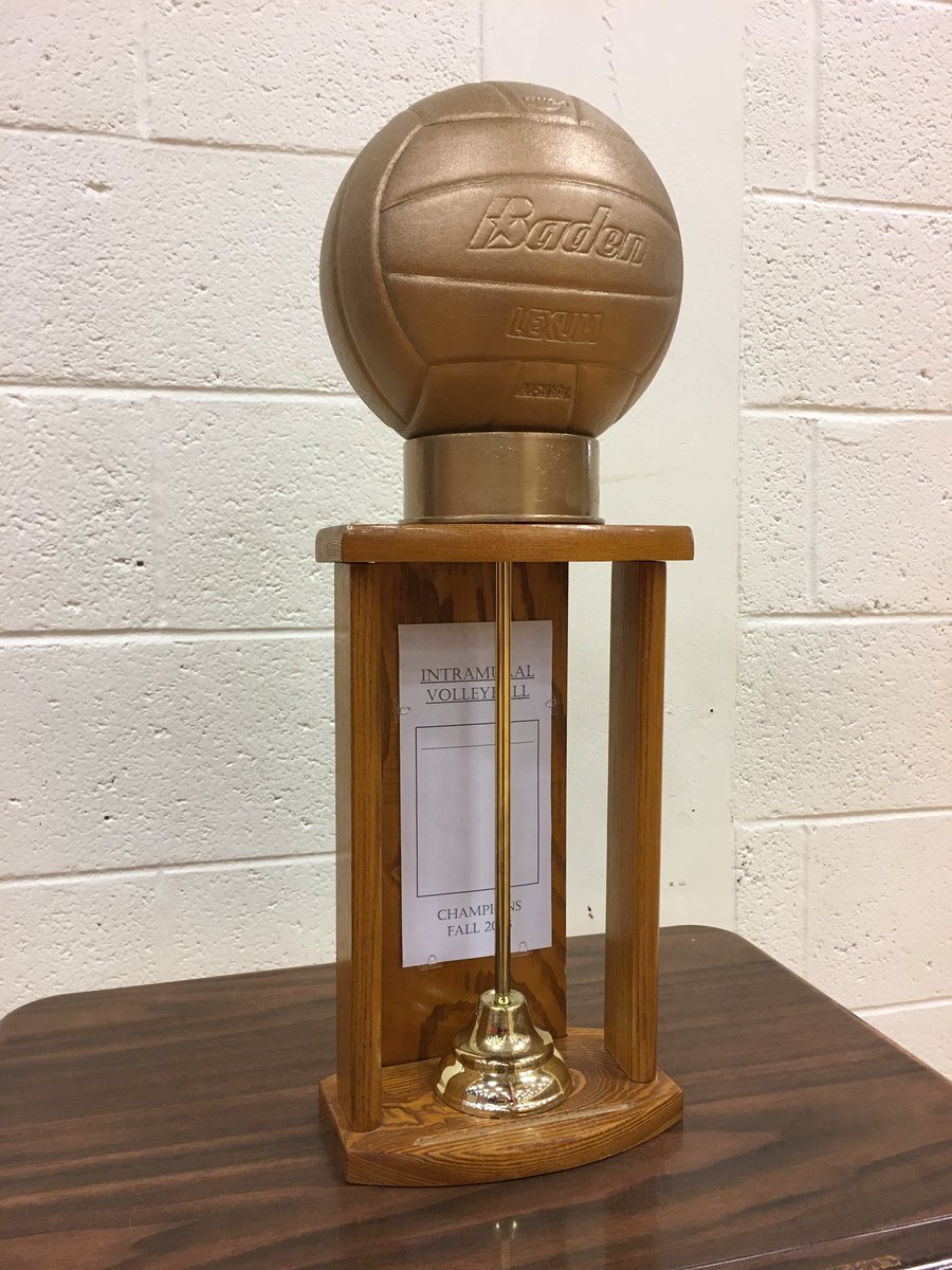 TennentV's tweet photo. 🏐🏐🏐Finals are on Thursday!!! What team will take home the first ever Intramural Championship Trophy???  #wtvb https://t.co/RF8XdqmMx8