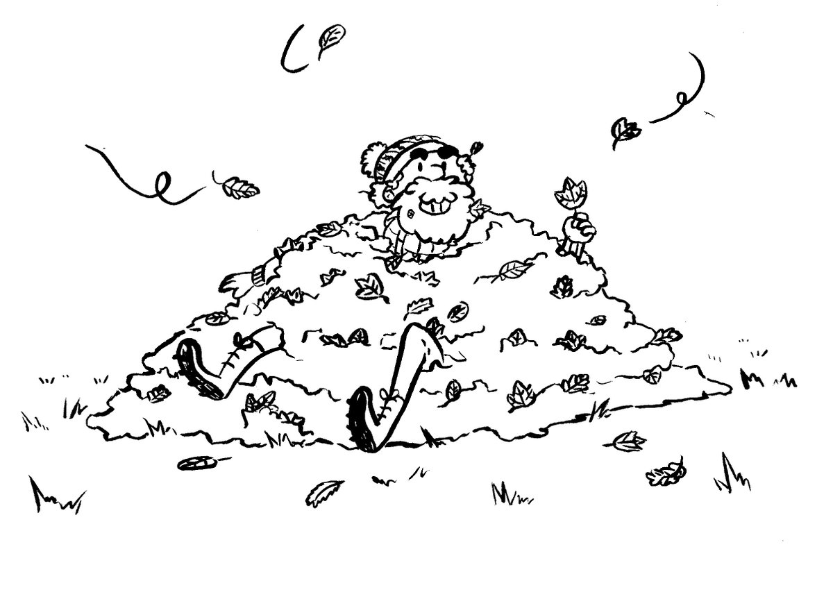 imscribblemouse's tweet photo. I haven't had time to scan most of my #beardaday stuff! But I am working on it! The first prompt was Fall https://t.co/GlRpP4Ga7I