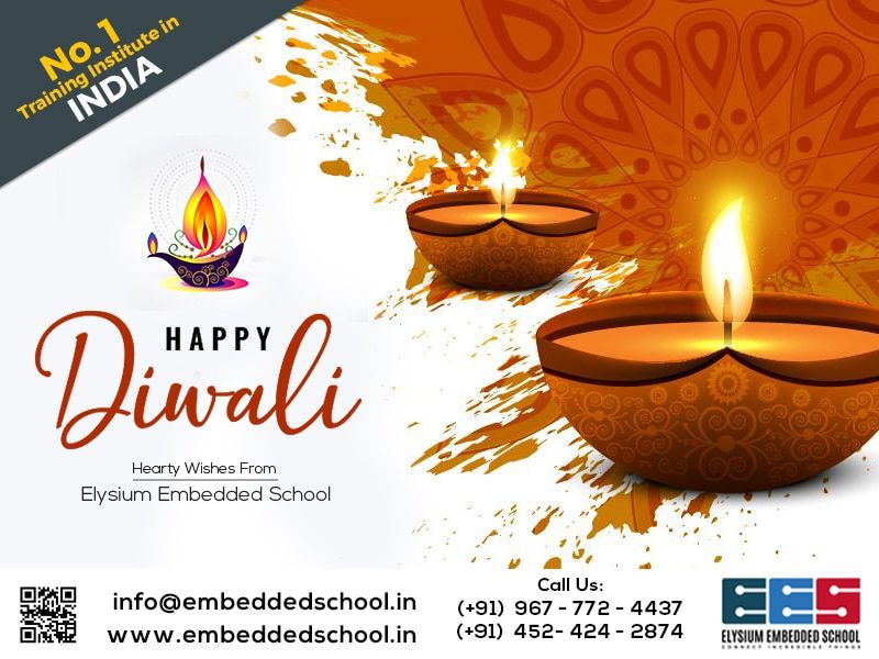 EmbeddedSchool's tweet image. @EmbeddedSchool wishing you #continuoussuccess and #luck through the #nextyear of your life. May your home be filled with #goodvibes and #intensivelypositive aura as we celebrate the #Diwalifestival.