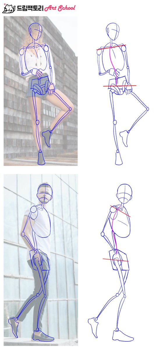 오늘의 뼈와 동세