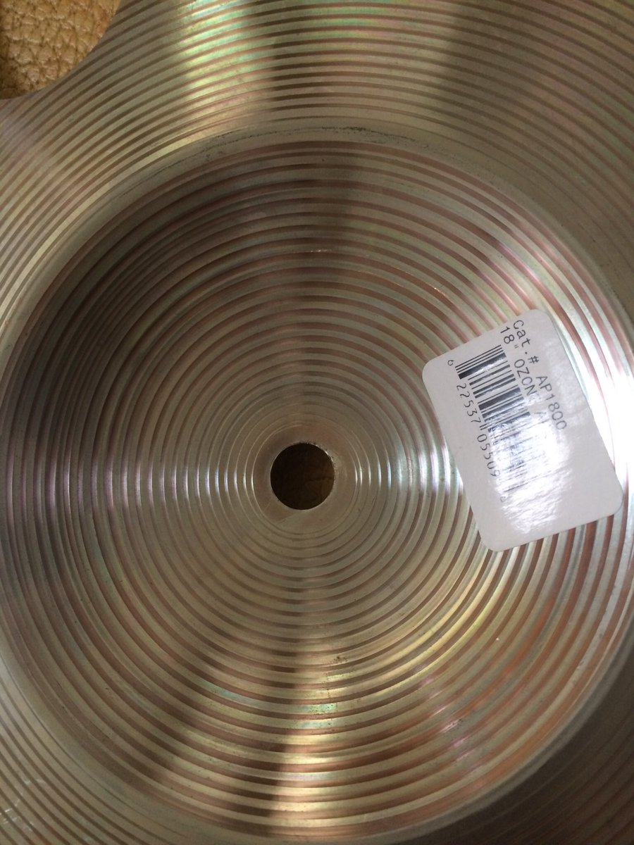 _samuelsusanto's tweet photo. @DrumBagus WTS Sabian APX Ozone 18” Second mulus abisss .. no crack, no keyhole, cuma kotor pemakaian pribadi.. WA 08998289885 https://t.co/S9RybPQoje
