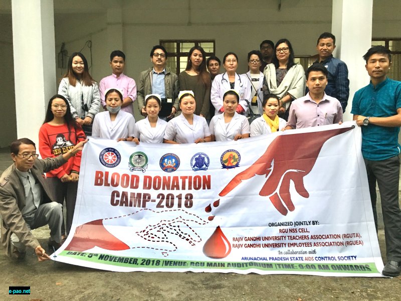 E Pao Manipur On Twitter Voluntary Blood Donation Camp At Rgu