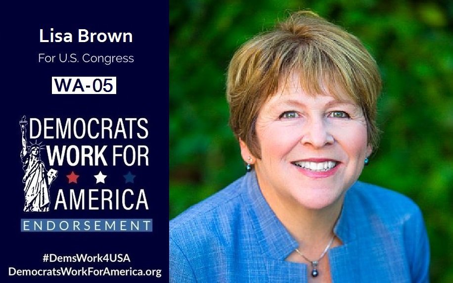 RachelAzzara's tweet photo. RT! #Election2018 #Washington CD5 

Support LISA BROWN #WA05, &amp; @DemsWork4USA
👉https://t.co/g6KOz8g7Ld

#YesWeCan #FlipItBlue #WinBlue

#WApol #WApolitics #WAleg #Democrats #liberals #progressives #Dems #NPP #NPP2018 #Ω #UniteBlue #VoteBlue #BlueWave #BlueWave2018 #DemsWork4USA https://t.co/TsWrMih4ju