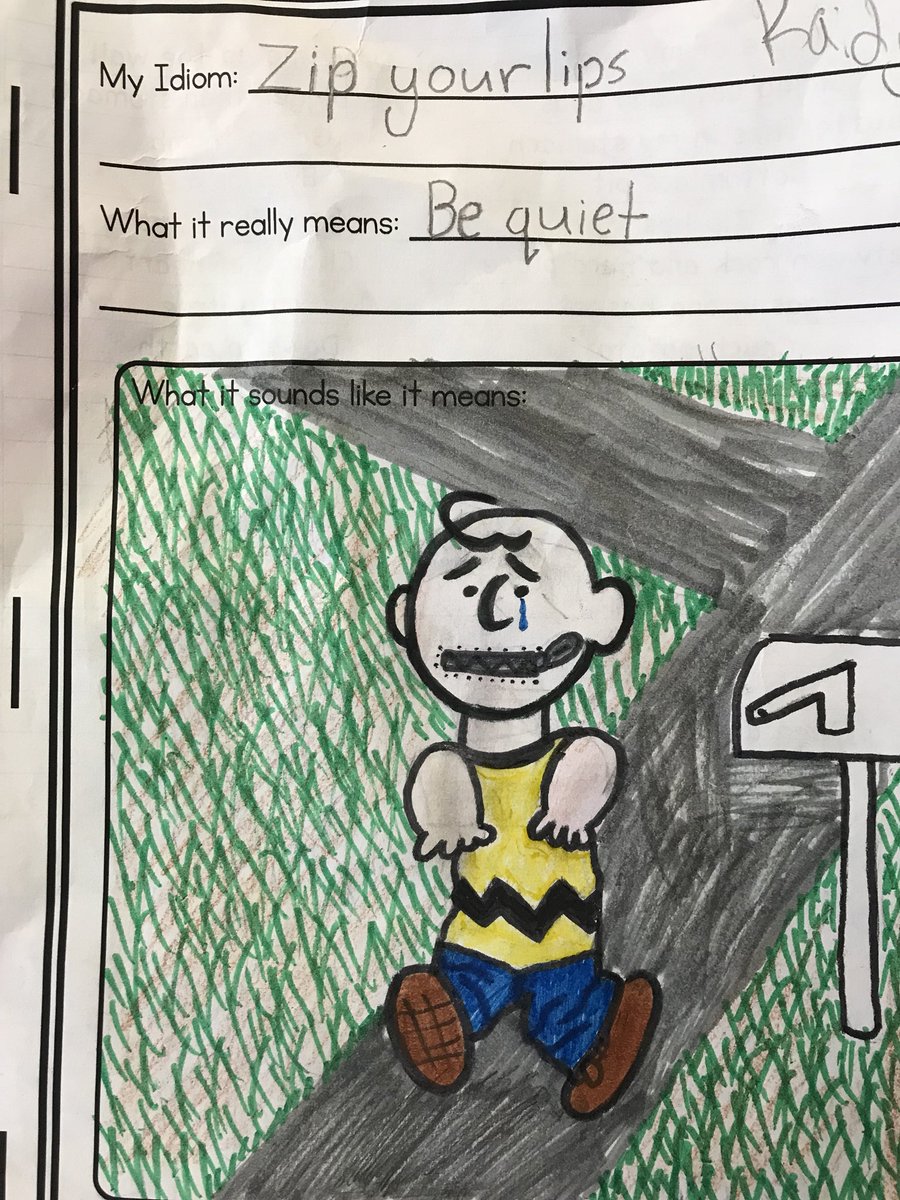 MrsBriem's tweet image. Cat’s out of the bag ... we 🧡idioms! We cannot stop finding them all around us! They’re in stories, conversations, tv shows and more. #pawesome #HuskyLearning @Wash_HuskiesVPS