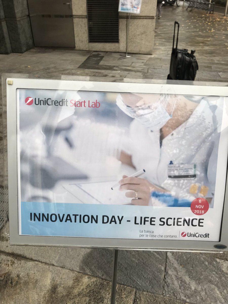 DaniloMazzara's tweet photo. Oggi #innovationday di #unicreditstartlab per #lifescience eccellenza #MadeInItaly da valorizzare #startup #openinnovation   @GiusyStanziola @fp101jo @androm @franzrusso @armandobarone @michelemorelli  @ValComm @alelomi @aldoalessi61 @armel60 @armandobarone @UniCredit_PR https://t.co/JE1ziSJ2h6