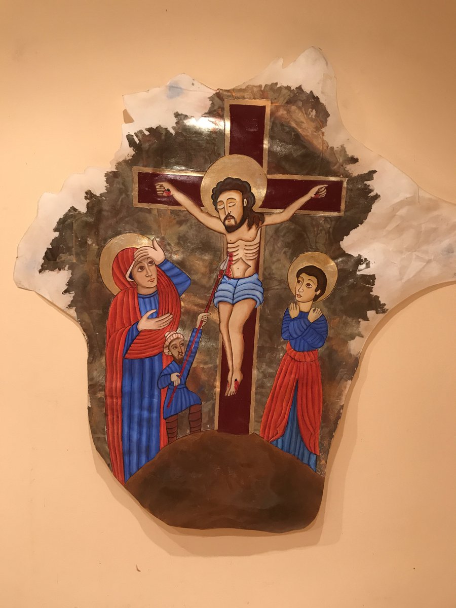 Nuevo icono copto en pergamino de nuestro Taller. - taller-mhega.es/nuevo-icono-co…