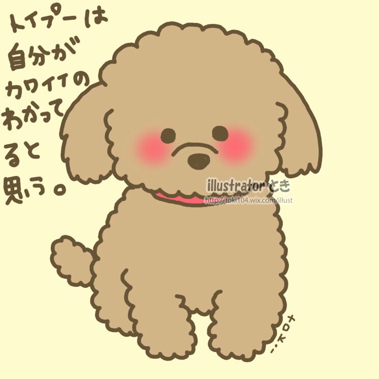 とき 確信犯 イラスト 絵 イラストレーター キャラクター オリジナルキャラクター 創作 1日1絵 1日1枚 一日一絵 一日一枚 今日の一枚 絵本 イラストレーターさんと繋がりたい イラストレーション ふわもこ部 モフモフ部 犬 トイ