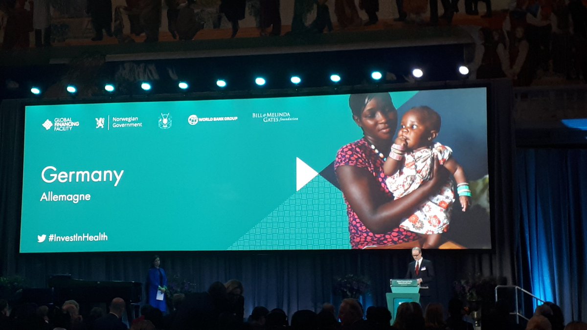 Wie gut, dass das <a href="/BMZ_Bund/">Bundesentwicklungsministerium</a> auch💰 nach Oslo zum #GFFReplenishment mitgebracht hat: 50 Mio. EUR. 
👏🏻👏🏻 Ein Anfang ist getan. Jetzt geht es richtig an die Arbeit für #GFFWeWant  und dann hoffentlich auch weitere #InvestInHealth Beiträge!!