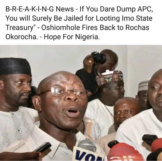 realHopeProsper's tweet image. Corruption fight is a MIRAGE. APC is officially;

A - Alliance of
P - Political
C - Crooks

#NoToLifeless