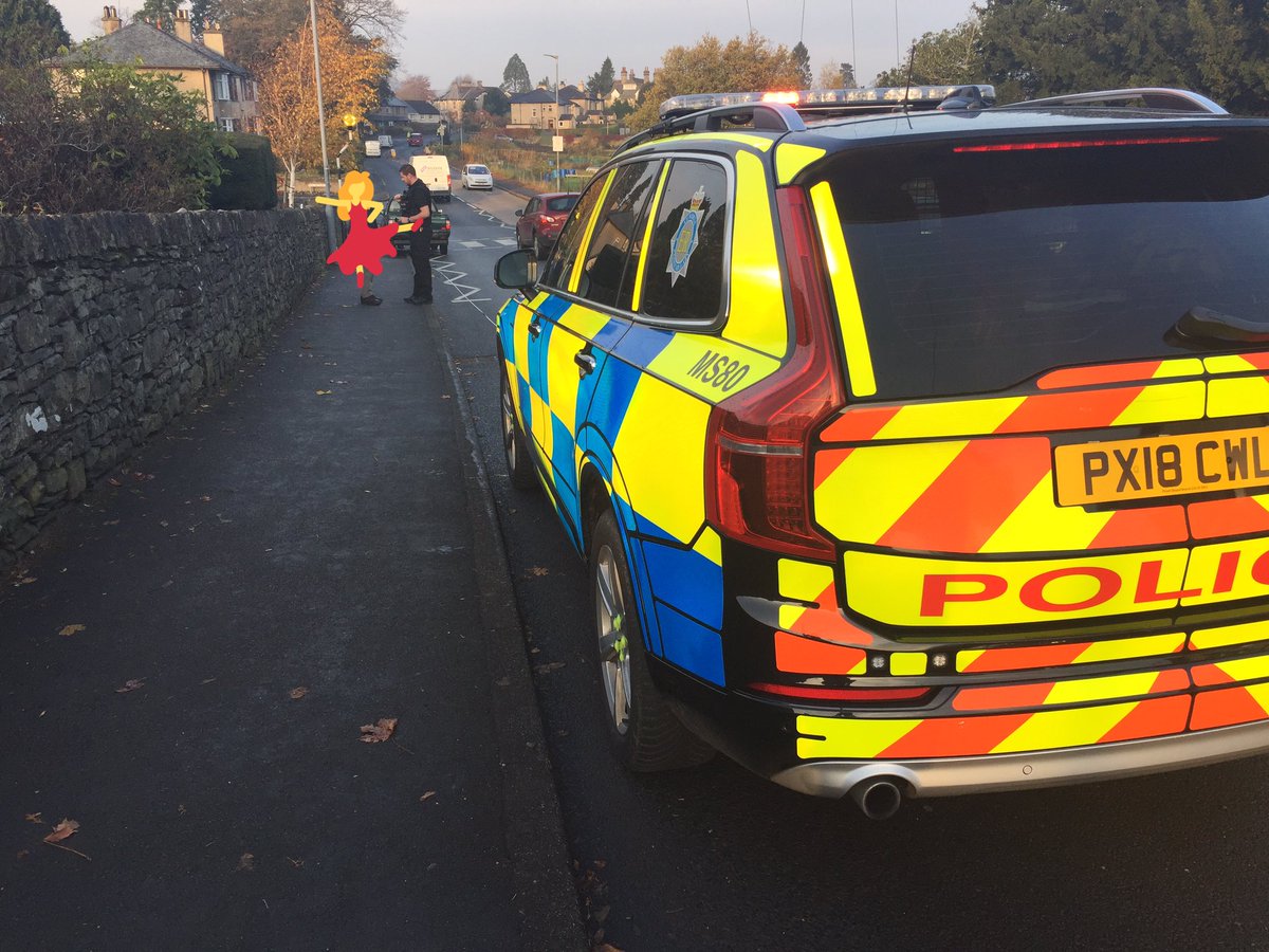 CumbriaRoadsPol's tweet photo. Stopped to have a chat with this driver about parking on a zebra crossing in Kendal &amp; noted a fair bit of bodywork damage to the vehicle. Roadside eyesight test was a convincing fail so it’s a DVLA referral &amp; same-day licence revocation https://t.co/WySU2Jr7Jn
