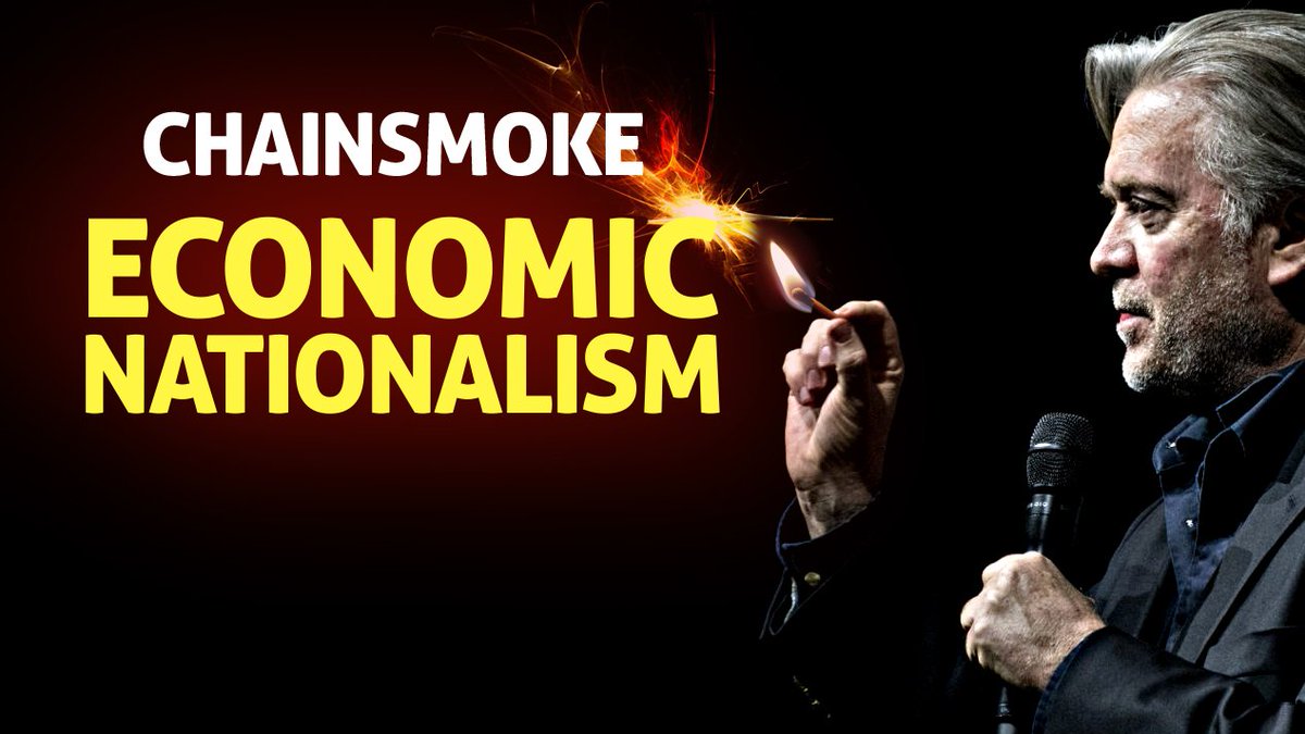 New #Chainsmoke on the topic of #SteveBannon's #EconomicNationalism.
A subject worthy of a great deal more attention.

youtu.be/q-fdohp_U5I