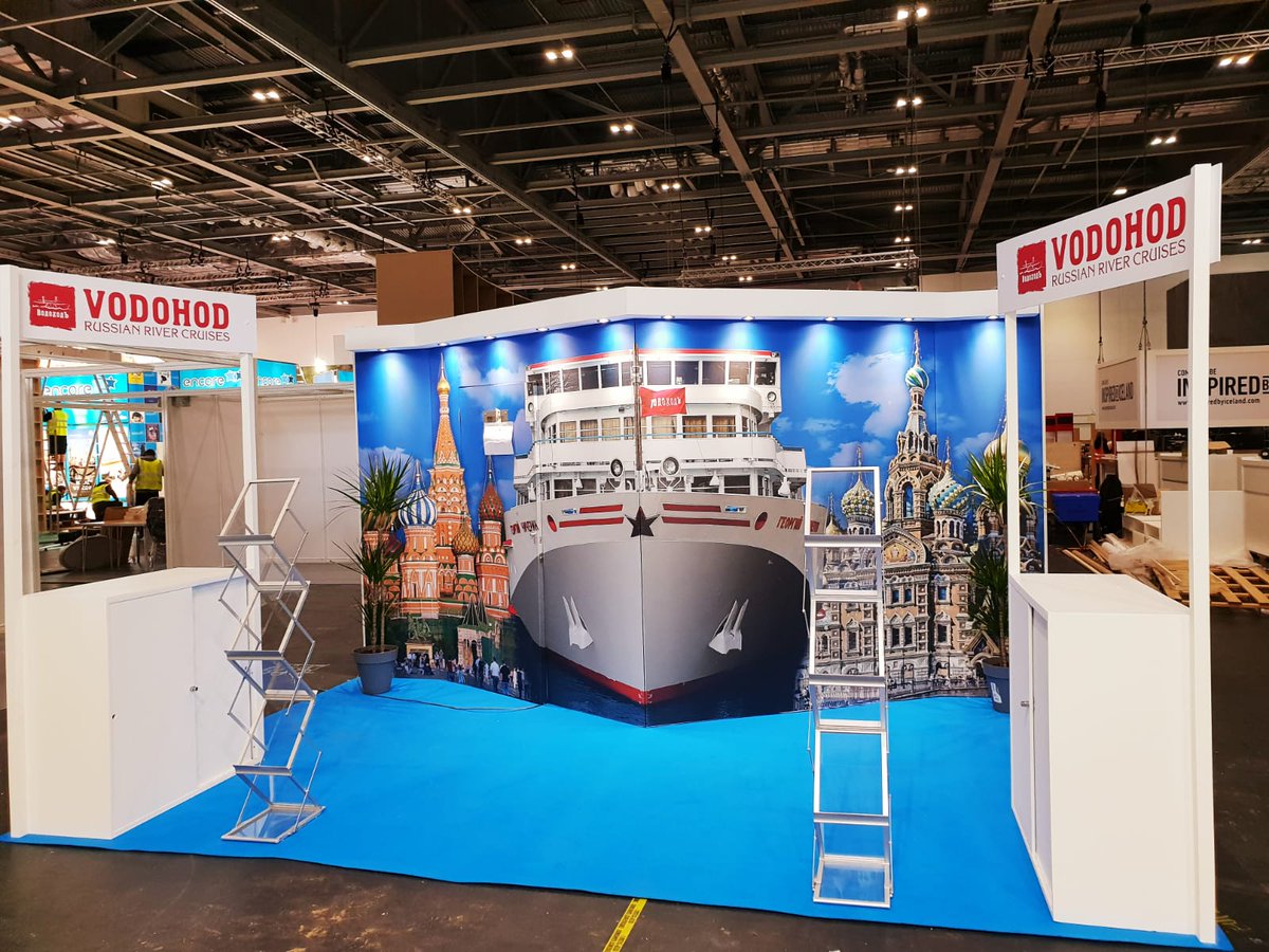 TeamExpos's tweet photo. @vodohod_com all set for a great exhibition.
If you're visiting the @WTM_London today, pop along and say hi to the Vodohod team.
#vodohod #WTMLDN #teamexpos https://t.co/kKfUvuvXoh