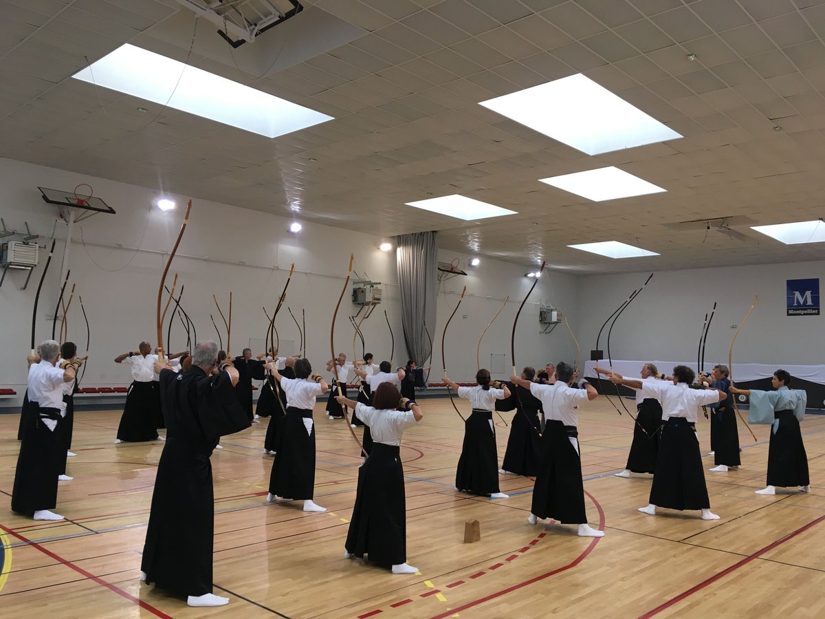 ALK_kyudo's tweet photo. Retour sur le stage et tournoi CT Kyudo -FFJDA - Dirigé par Ch-L ORIOU kyoshi 6e dan –  6 et 7 Octobre 2018 à Montpellier https://t.co/XdCakfceN2 https://t.co/UDptO0Jz0M