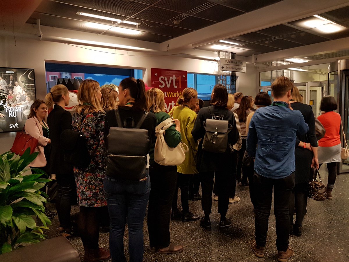 Tack @SVT för superintressant seminarium och guidade tur för våra medlemmar idag. #socialamedier <a href="/SussiStubberod/">Susanna Stubberöd</a>