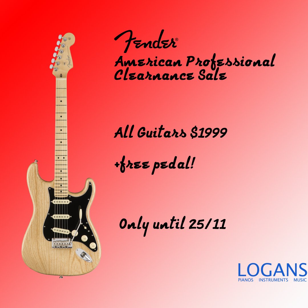 SURPRISE FENDER SALE!

All American Pro Series $1999, with your choice of a FREE Crybaby, or MXR badass overdrive!

#guitarsdaily #fender #fendertelecaster #fendertele #fenderstratocaster #fenderstrat #sydneymusicians #electricguitar #fenderguitar #guitaristsofinstagram