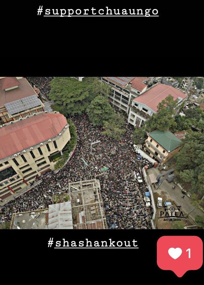 Amoskhalthang1's tweet photo. That's a wonderful protest #supportchuaungo #shashankout https://t.co/ltUzsfFweO