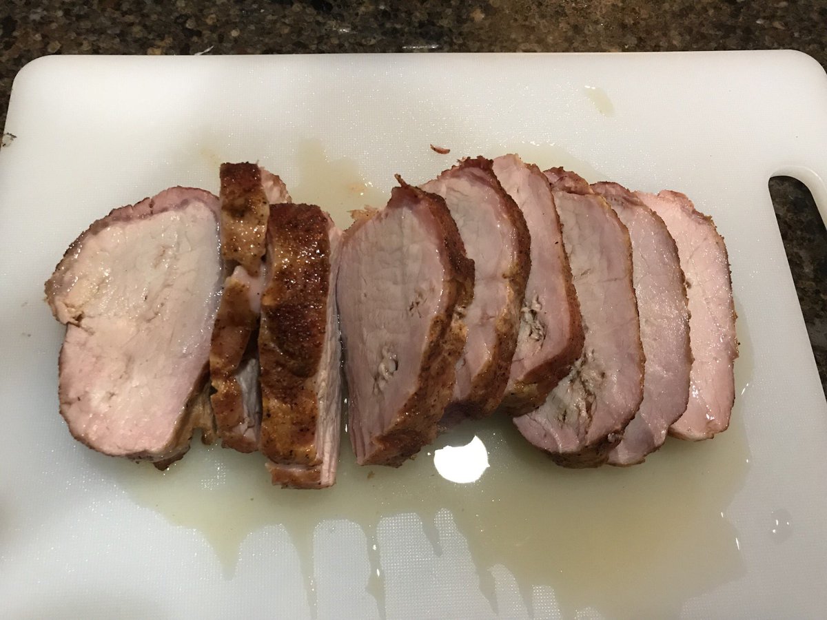 grillinsurprise's tweet photo. First smoke was a success. This pork loin roast could not have been any better! #grillinsurprise #grillinout #smokingmeat @dyna_glo https://t.co/MzNUeYqdwO