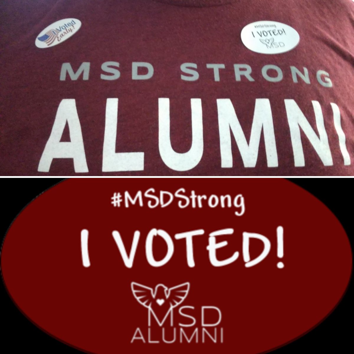 @msdclassof2019 Alumni voted!!!