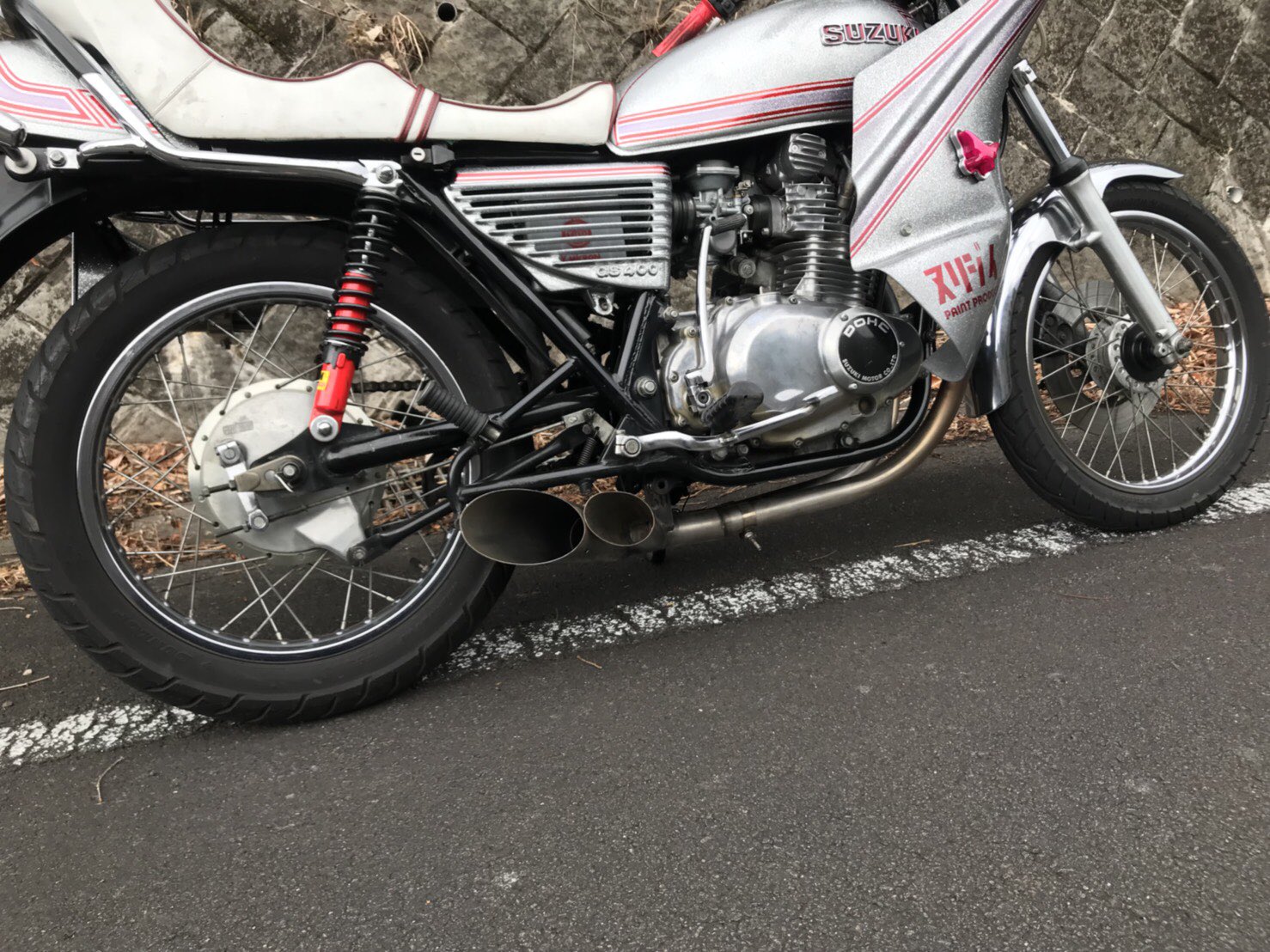 AGサイクロン　マフラー　gs400 gsx400e AGサイクロンマフラーgs400 gsx400e