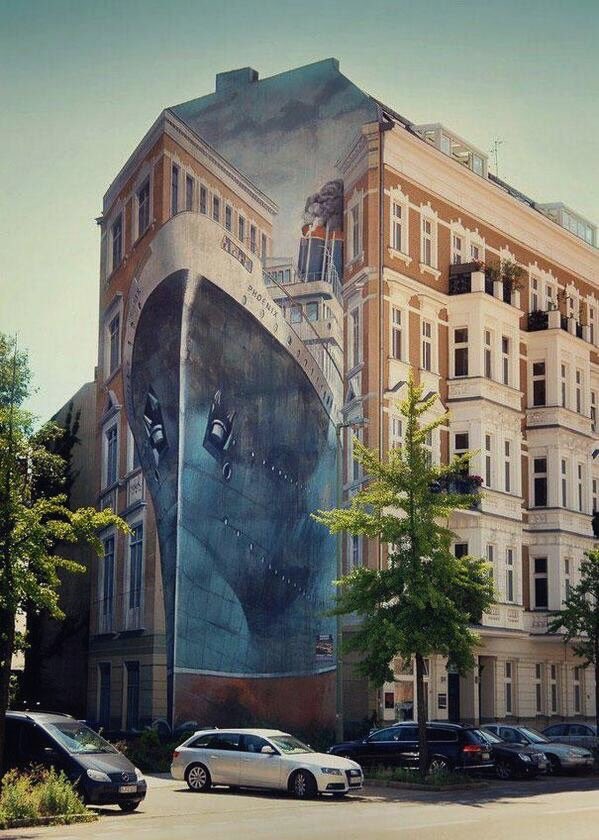 StreetArt original en trompe-l’œil !

#StreetArt #3d