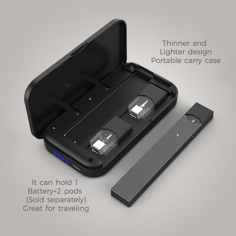 E Cig Carry Case , Portable Power Bank for JUUL device #juulvape #ecigcharger #carrycase #vape #ecig #nicotinesalt