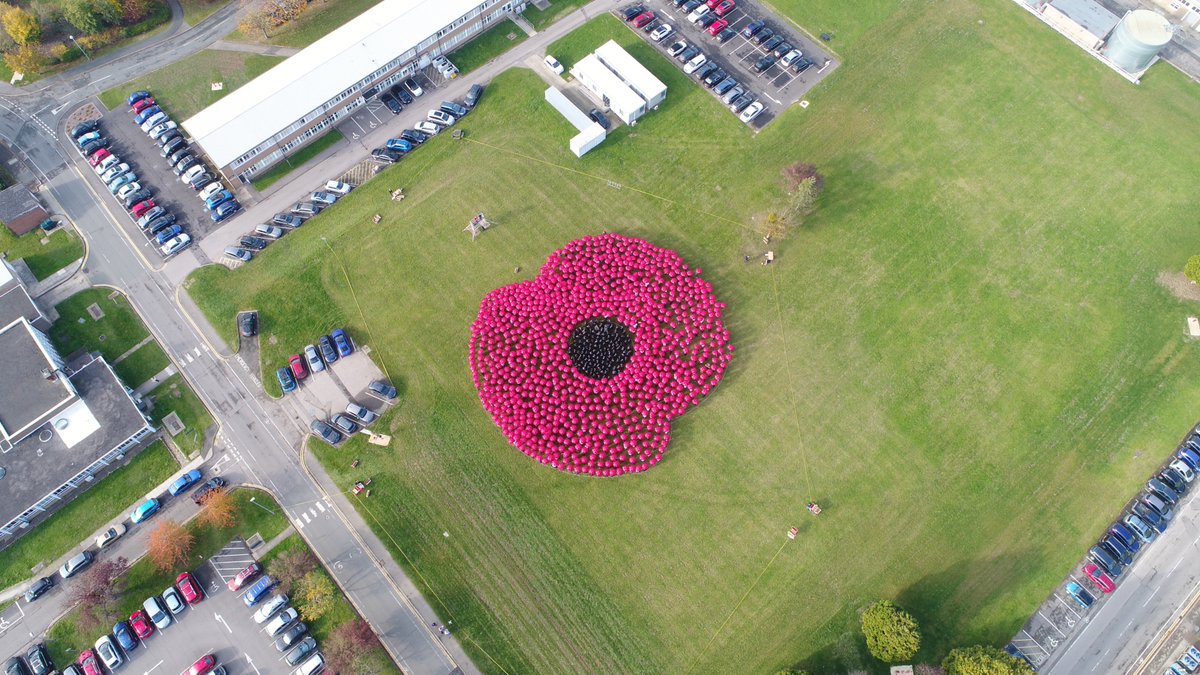 @PoppyLegion @PrideInDefence @bbcpointswest @bbcmtd
As part of our veterans network I helped to organise an event to recognise the centenary of end of WW1. The employees of GE aviation where I work formed a giant human poppy at our facility in Cheltenham. 
youtu.be/krEDzMxu1iA