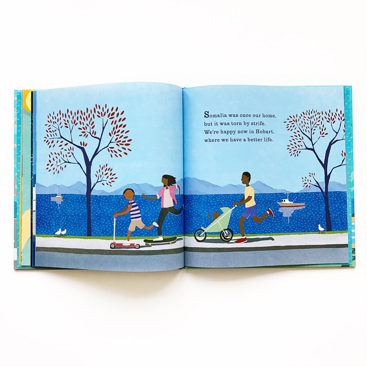 We celebrate the #diversity of Australia and hear the stories of immigrant families that have moved to the country to start life anew.  This book is a beautiful reminder that we all have hopes and dreams for a safe place for our families to live and thrive in. #wndb