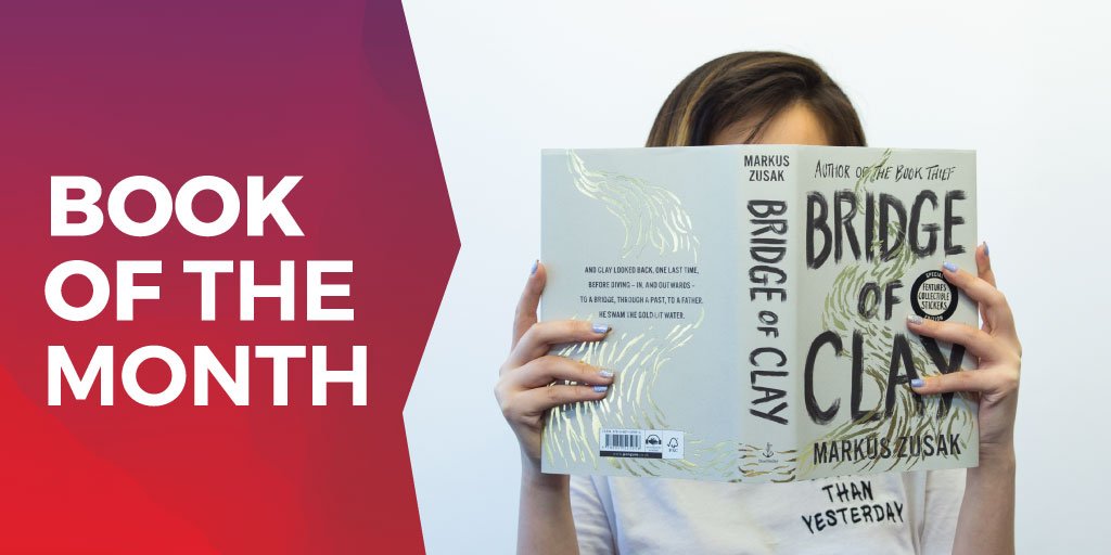 VirginMENA's tweet photo. Who wants to win another book? This month, we're giving away our #BookOfTheMonth Bridge of Clay by Markus Zusak. If you would like to win a copy, all you have to do is like &amp; retweet this. That's it! Winners will be chosen on November 13th. Good luck! #VirginMegastore https://t.co/UXCtF4hzoN