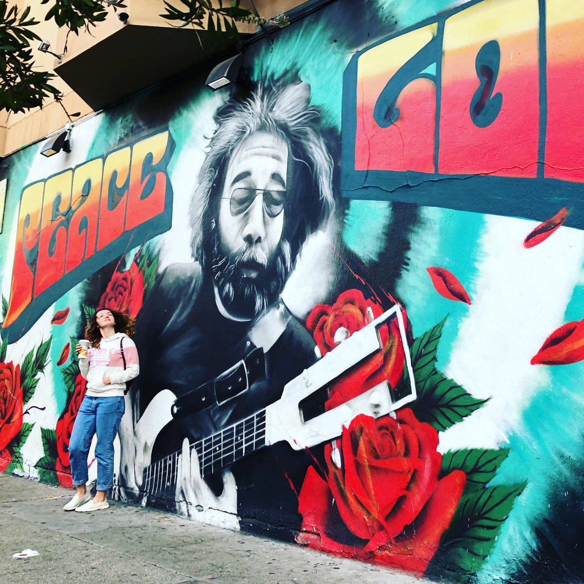 Walked past the Jerry Garcia mural in the Haight last weekend. #jerrygarcia #gratefuldead #haightashbury #haightstreet #haightashbury #sanfrancisco #sanfran