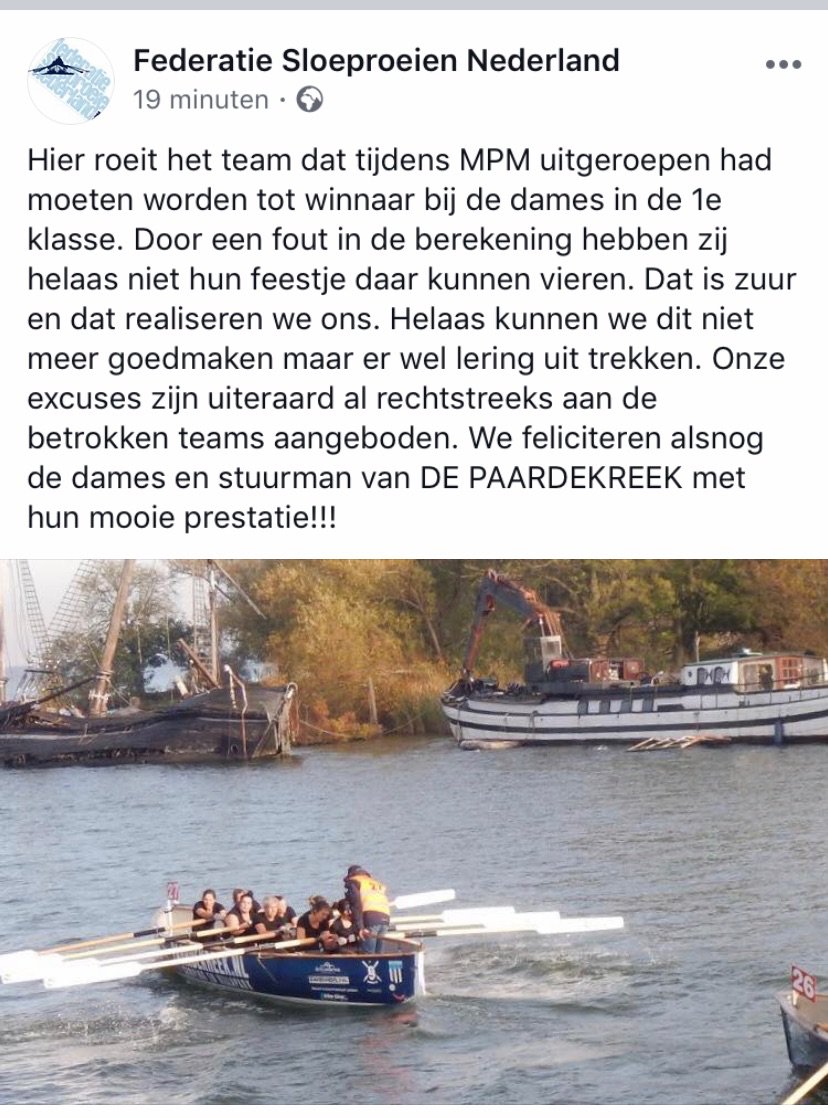 🥇🏆we zijn toch kampioen in de eerste klasse.. #sloeproeien #team_paardekreek