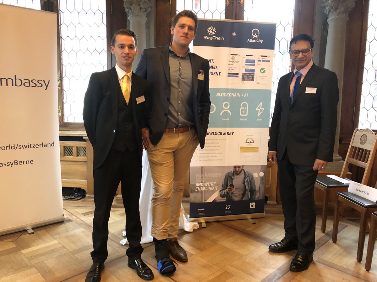 reg_chain's tweet photo. Great to be in Zürich on the British Embassy Legal Technology Trade Mission. Looking forward to our CEO and CTO pitching this morning. https://t.co/RsGs7dp9nt