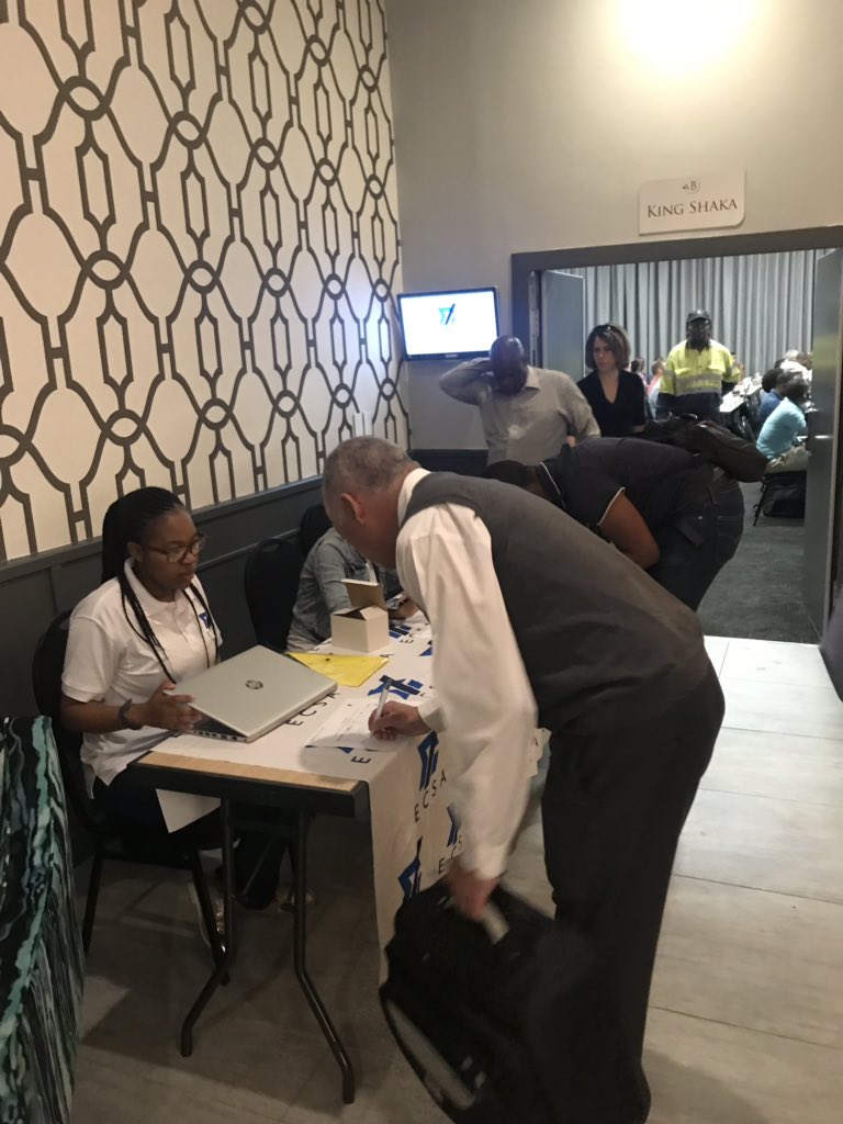 ECSAOfficial's tweet photo. The Johannesburg leg of Accreditation Training Workshop getting underway at @Birchwoodhotel this morning #AccreditationWorkshop #EcsaOfficial https://t.co/7iaBFs56a0