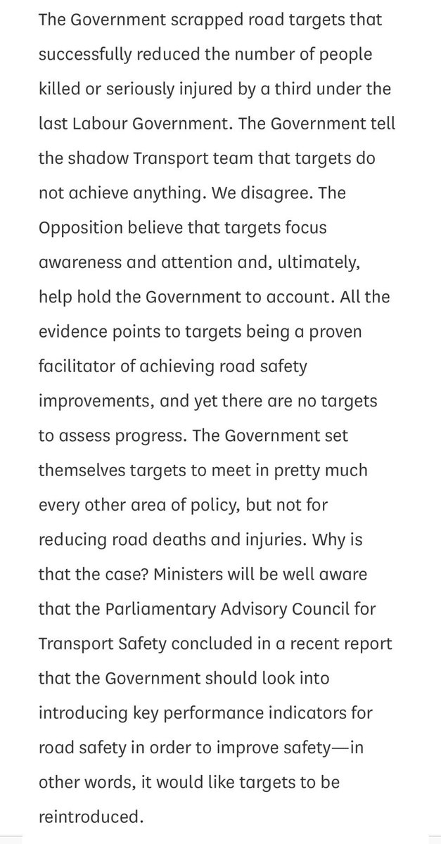 DavidDjward's tweet image. Strong case for adoption of a road safety target made by @MattRodda in #RoadSafetyDebateUK. The Govt already accepted both EU &amp;amp; UN SDG target for 2020 so hard to understand why it won’t now set a new target to halve road deaths &amp;amp; serious injuries #50by30 hansard.parliament.uk/Commons/2018-1…
