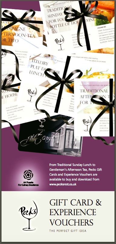 A Pecks Gift Voucher is the perfect was to say, Thank You, I Love You , Happy Birthday; Merry Christmas the list is endless.  To purchase view Pecks website pecksrest.co.uk
📞 01260 275161
#giftcard #giftvoucher #giveagift #makesyouhappy #pecksrest