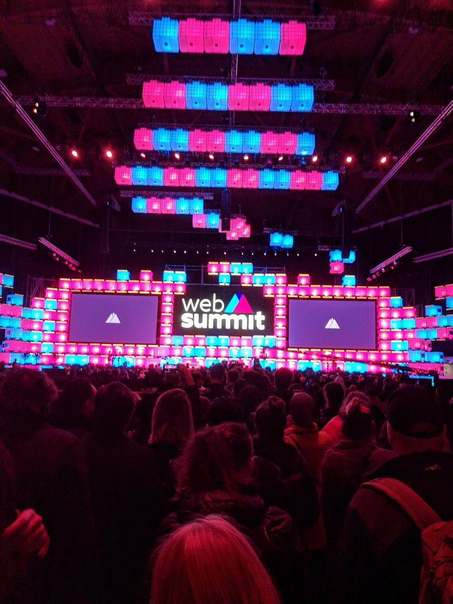 What a first day for the opening of the #WebSummit2018 such an amazing experience already!