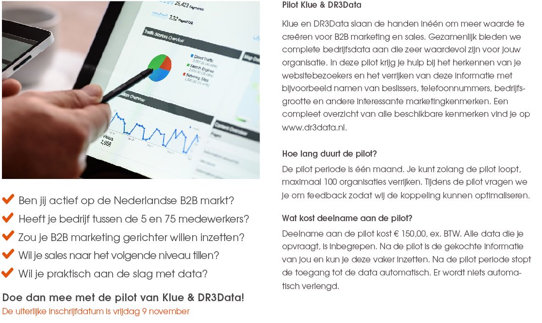 Pilot deelnemers gezocht! Unieke kans voor B2B marketing &amp; Sales. Doe je mee? lnkd.in/eaem_8M, lnkd.in/egr-p6e