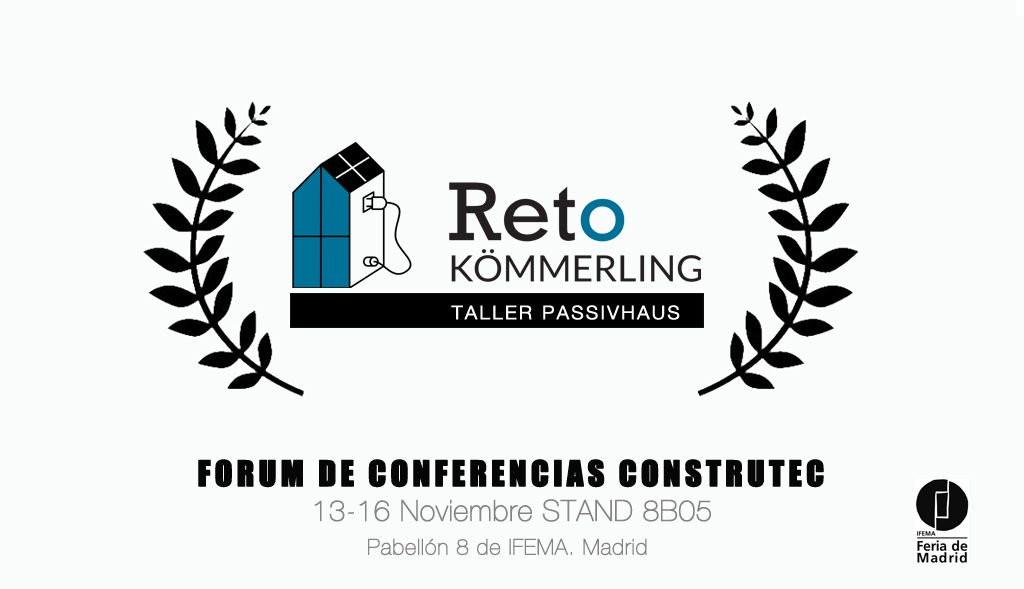retokommerling's tweet photo. Reserva el día, El 14 de noviembre te esperamos en @Construtec_ con un Taller #Passivhaus enfocado no solo a la puesta en obra sino también al diseño  ¡Reserva tu plaza gratuita antes de que se acaben!  #Arquitectura #Retokommerling  #ePowerandBuilding  https://t.co/O7gTIjyBGV https://t.co/Jn9Zb7u3XO
