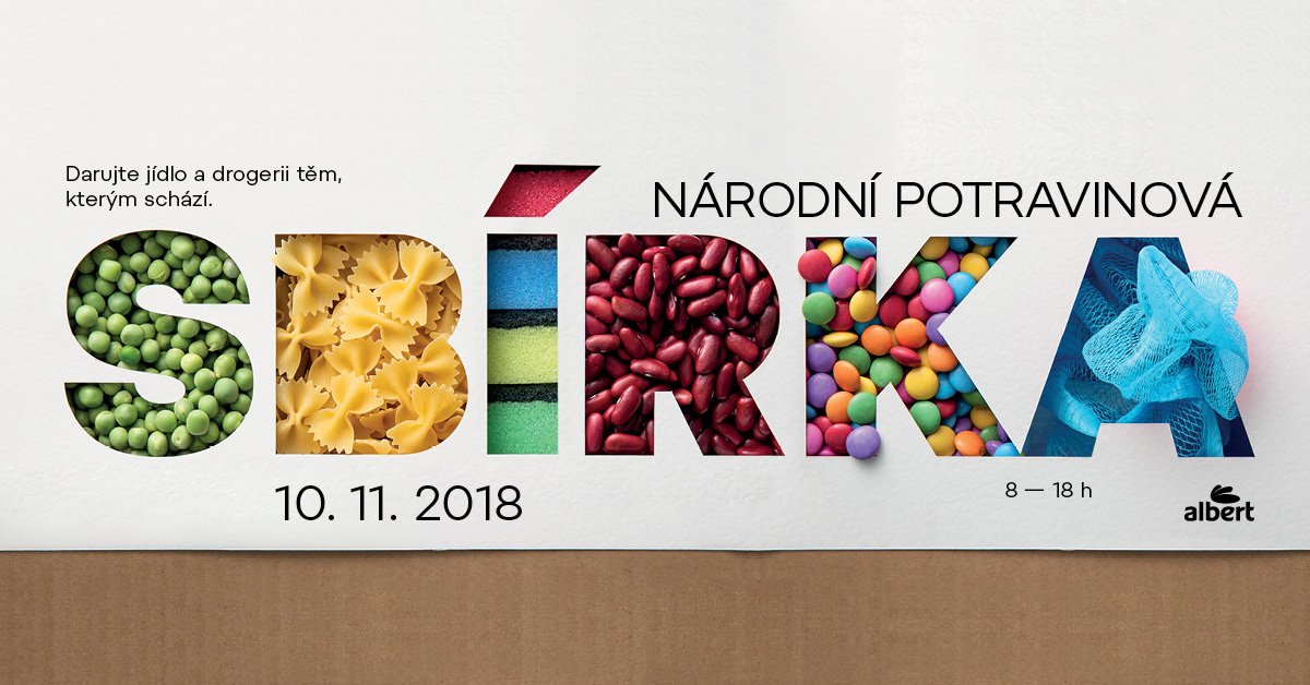 🔜 Již tuto sobotu se 35 našich obchodů zapojí do Národní potravinové sbírky. Přidejte se spolu s námi k této celorepublikové dobročinné sbírce a pomozme těm, kterým jídlo schází. ❤️ #potravinypomahaji