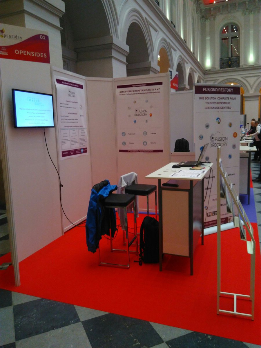 PallinPoppy's tweet image. Venez retrouver l&apos;équipe @OpenSides1 au stand numéro 1 au Salon @BBoostCon Nous vous présenterons  @fusiondirectory #BBoost18 #fusiondirectory #gestiondesidentites