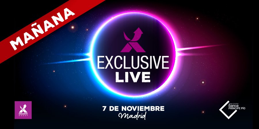 ¡Últimas plazas disponibles! Regístrate antes de las 12:00 en Exclusive Live para poder participar en nuestro evento anual: landingpage.xnetworks.es/Inscripcion-Li…