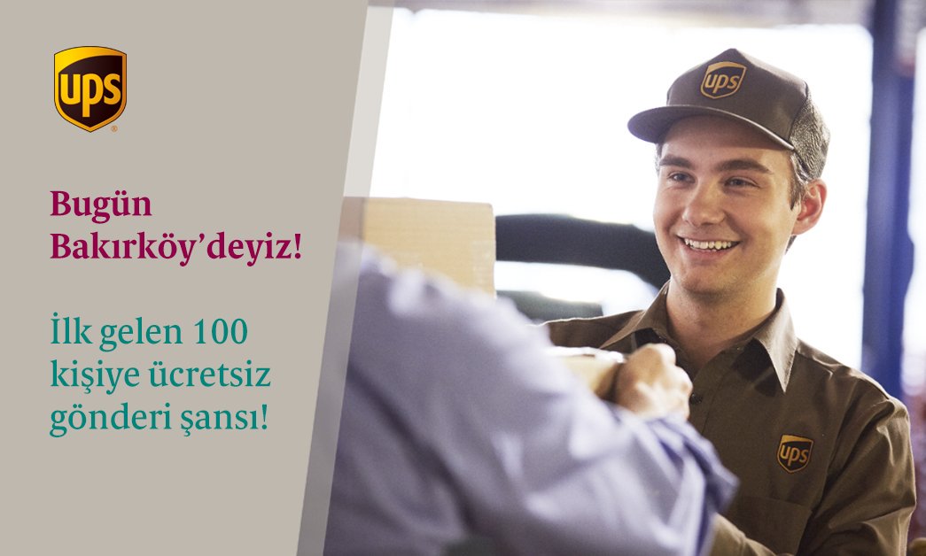 Bakırköy İstanbul Caddesindeki aracımızı ziyaret eden ilk 100 kişiden biri olun, yurt içi ücretsiz gönderi hakkı kazanın. 
*5kg'ye kadar olan gönderilerde geçerlidir.