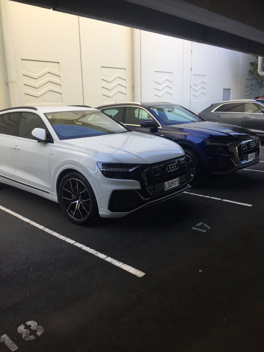 MarcusDCook's tweet photo. Oh, my new car has been delivered. #BluePlease #Q8 #Audi https://t.co/63I7qBmj0M