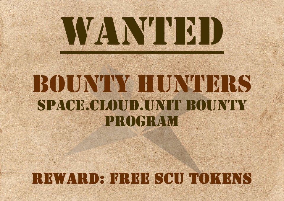 SpaceCloudUnit's tweet photo. 🚀 To all the #bounty HUNTERS! 🚀
Have you already taken a look at our #bountyprogram?
Find all SCU token-bounties on our website or at #BitcoinTalk.
Make sure to check it out and get your SCU #tokens!
https://t.co/SswiKILwYj
https://t.co/dwprBwt2rn

#blockchain #BountyCampaign https://t.co/P5NBC62Jci