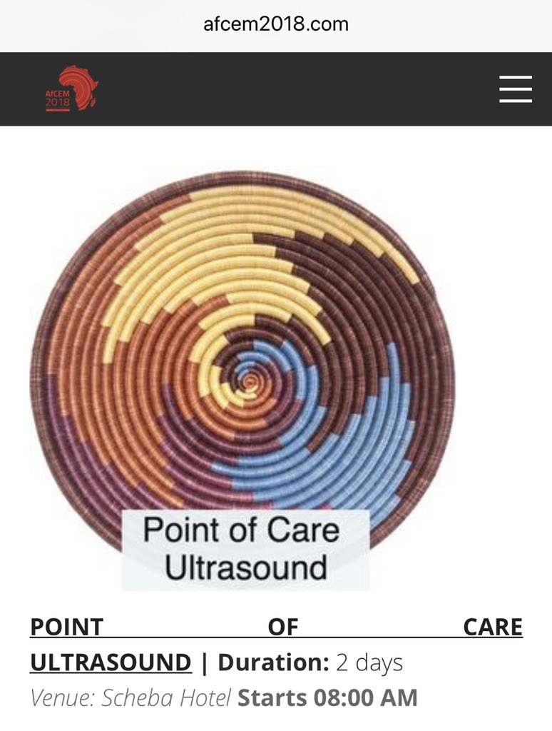 <a href="/AfCEM2018/">AfCEM2018</a> #POCUS DayTwo Soft Tissue education TY #KavitaGandhi