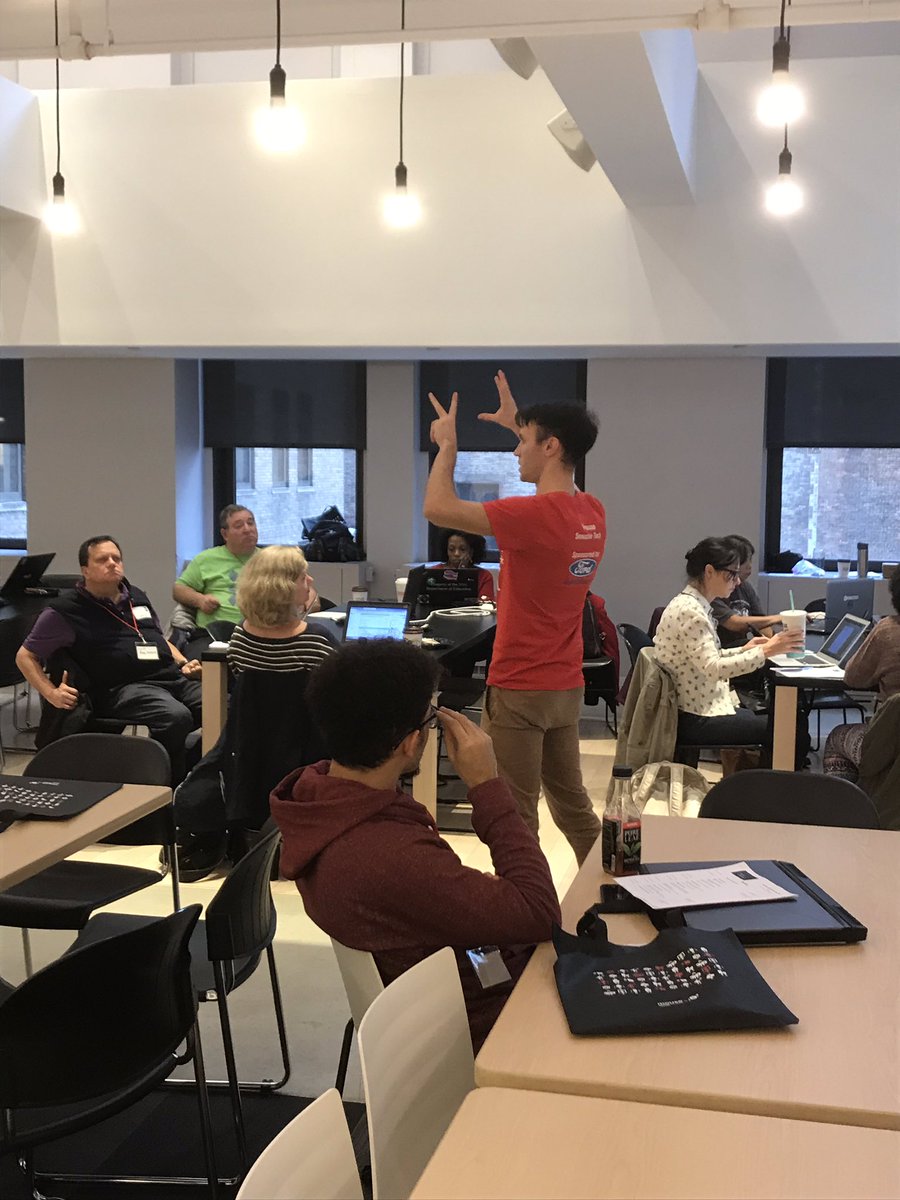 mrtomocon's tweet image. Kicking off @mouse_org #CreateCon at @TeachForAmerica today with intros from PD leaders @Bijesse, Rachel, Chelien, and @catlosleon — excited to work with our Serious Games @scratch + @unity3d projects today. #csforall #cs4allnyc #csk8 #ethicalcs #techwithpurpose